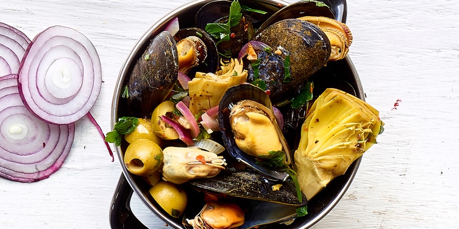 Moules à la marocaine