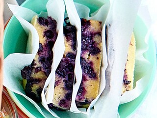 Yoghurtcake met blauwe bessen