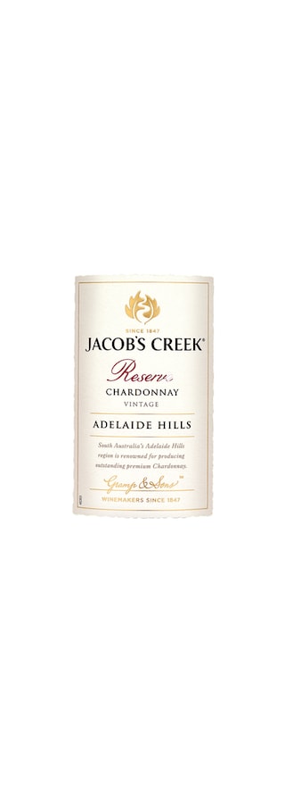 Australie - Australië | Jacob's Creek Reserve Chardonnay 2017 