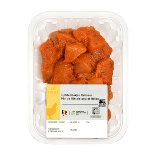 Delhaize | Filetblokjes | Kip | Italiaans 