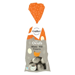 Galler | oeufs de Pâques | Blanc Pistache | FT 