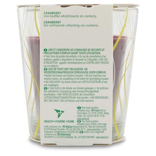 Air Wick | Bougie | Cranberry | 1+1 gratuit 