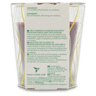 Air Wick | Bougie | Cranberry | 1+1 gratuit 