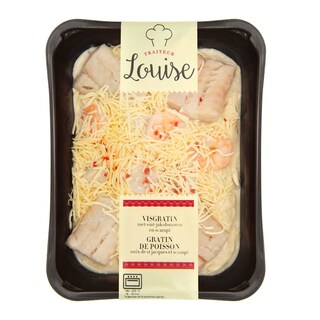 Traiteur Louise | GRATIN DE POISSON NOIX COQUILLES/SCAMPIS 