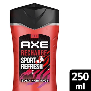 Axe | Douche Gel | Sport Fresh Recharge | 250 ml | promopack 2+2 gratis 