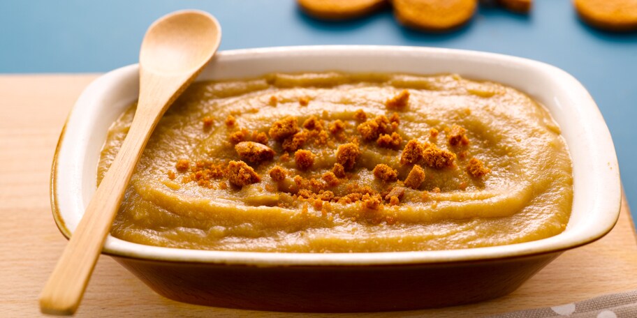 Appelcompote met speculoos