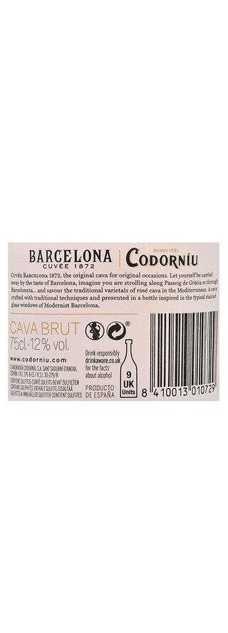 Codorníu | Cava | Cuvée Barcelona | Rosé 