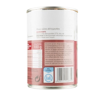 Delhaize | Olijven | Zwart | Ontpit 