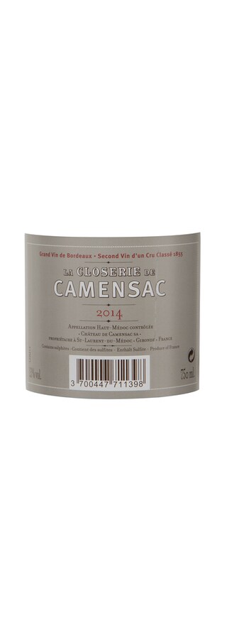 France - Frankrijk | Bordeaux - Haut Médoc | La Closerie de Camensac 2015 