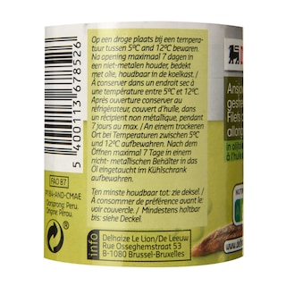 Delhaize | Anchois | Filets | Allongés | Huile d'olive 