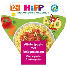 Repas | Pâtes Alphabet Bolognaise | 12M | Bio