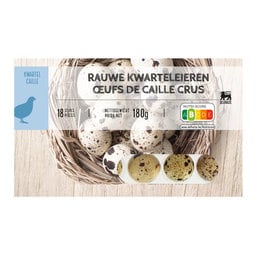 Delhaize | oeufs | Cailles | Cru 
