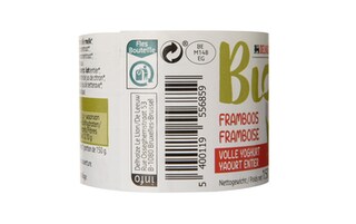 Delhaize | Bio | Framboise | Yaourt maigre | 3+1 gratuit | Bio 