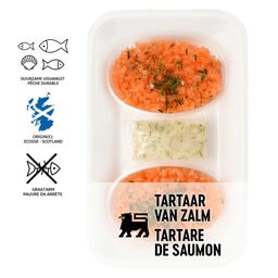 Delhaize | Zalmtartaar | Schotse | Kant en klaar 