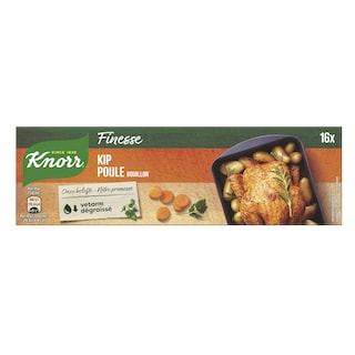 Knorr | Finesse | Bouillon| Finesse | Kip | Vetarme blokjes 