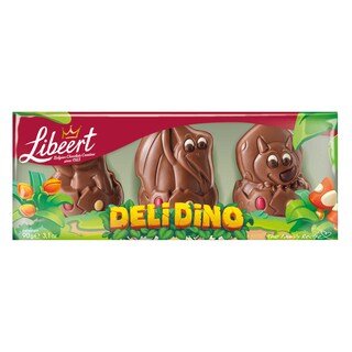Libeert | Chocolat | Deli Dino | Lait couleur | 3x30gr 