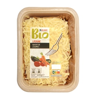 Delhaize | Bio | Lasagne | Veggie | Mozarella | Bio 