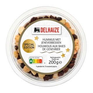 Delhaize | Hummus | Jeneverbessen Krenten 