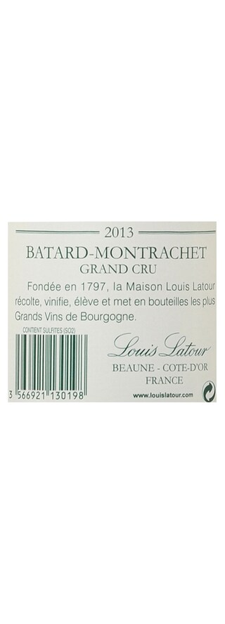France - Frankrijk | Bourgogne - Côte de Beaune | Batard Montrachet Grand Cru 13 Blanc 