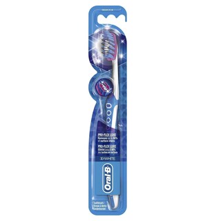 Oral-B | Brosse à dents | 3D White luxe | Medium | 1+1 