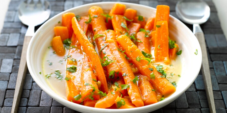 Carottes au miel et à l’orange