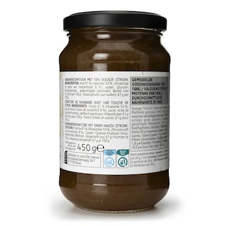 Delhaize | Confituur | Rabarbe | 61% 450 gr