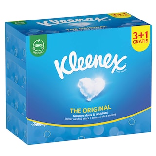 Kleenex | Zakdoeken | Original Box | 3+1gr | Eco 