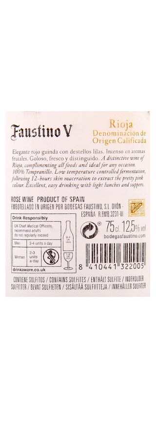 Espagne - Spanje | Rioja D.O.C. | Faustino V Tempranillo 2018 