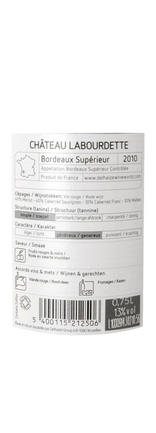 France - Frankrijk | Bordeaux | Château Labourdette 2010 