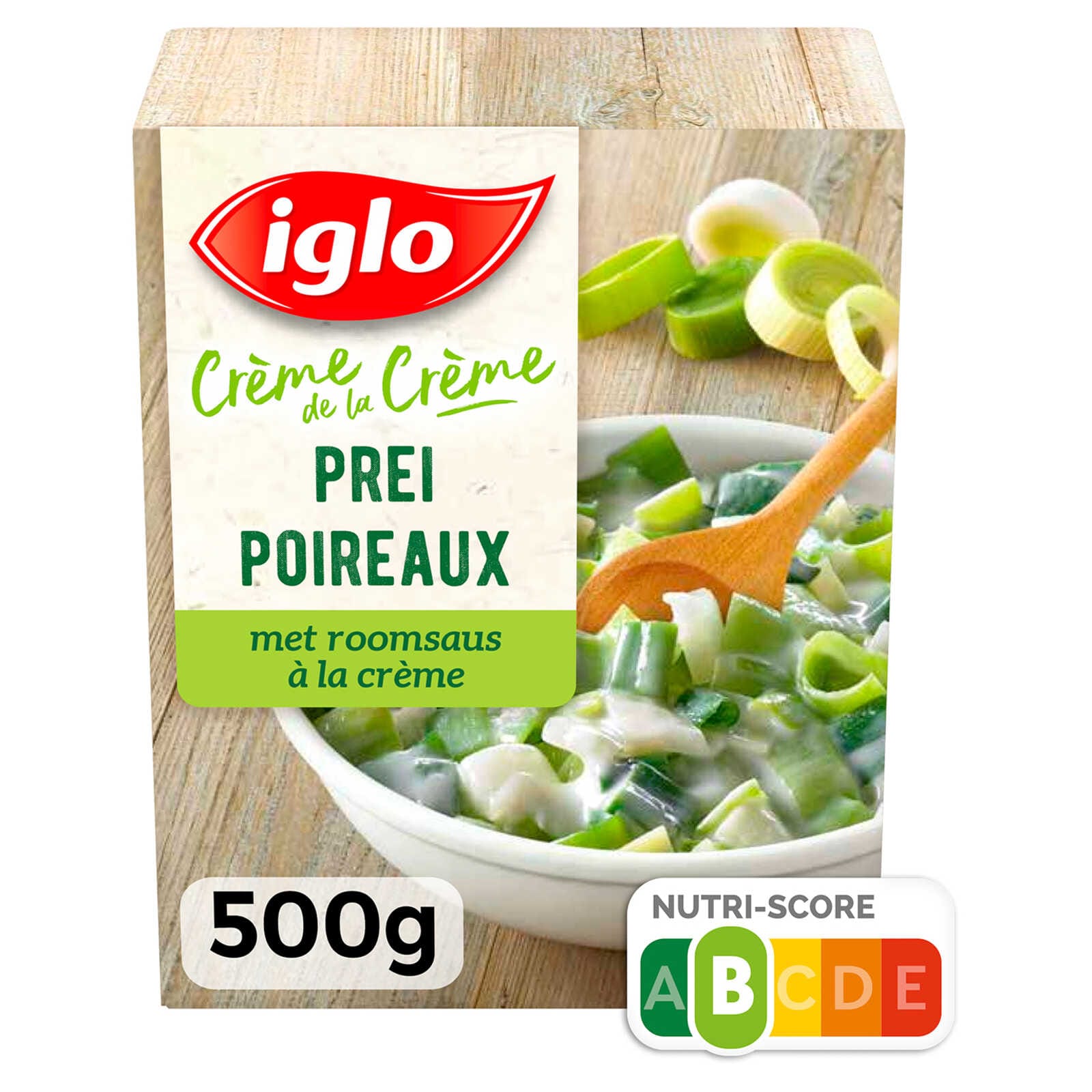 Iglo Prei | Met roomsaus