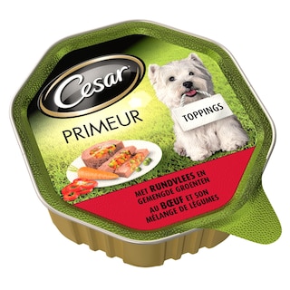 Cesar | Hondenvoeding | Primeur | Rund-Groenten 