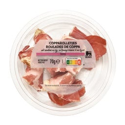 Roulades de coppa au fromage crémeux et aux figues