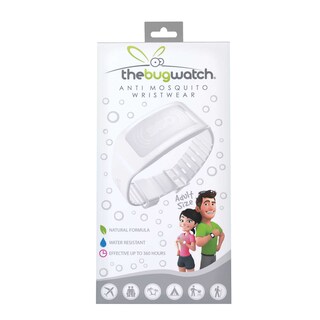 TheBugWatch | Anti moustique | Bracelet | Blanc | Naturel 
