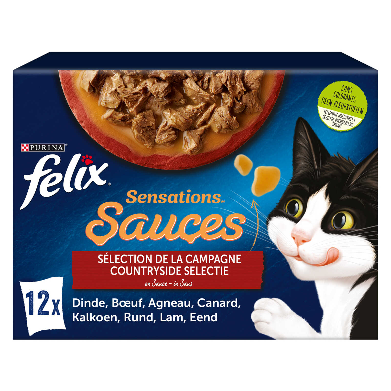 Nourriture chat en sachet : Effilés en Sauce FELIX®