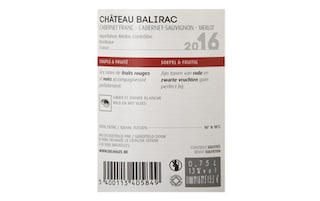 France - Frankrijk | Bordeaux - Médoc | Château Balirac 2016 