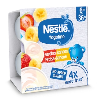 Laitage | Fraise Banane | Bébé | 6 mois