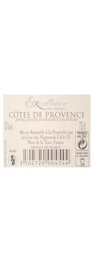 France - Frankrijk | Rhône - Côte de Provence | Excellence Des Marquets 2017 