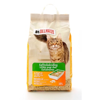 Delhaize | Kattenbakvulling | Hout 