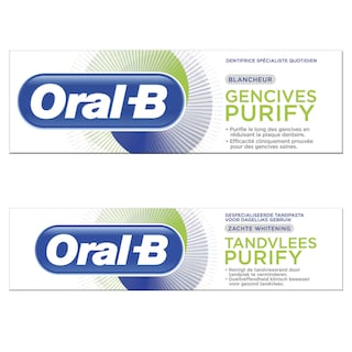 Oral-B | Dentifrice Purify Gentle Whitening | 75ml 