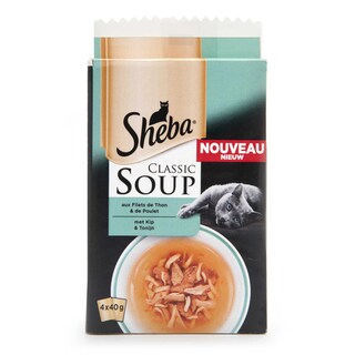 Sheba | Aliment chat | Soupe | Poulet Thon 