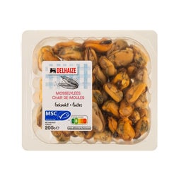 Delhaize | Mosselvlees | Gekookt 