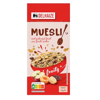 Delhaize | Muesli | Gedroogd Fruit 