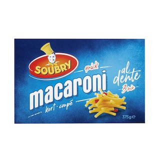Soubry | Pätes | Quick | Macaroni | Coupé 