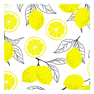 Happy Paper | Servetten | Acidoulos yellow black | 25cm 