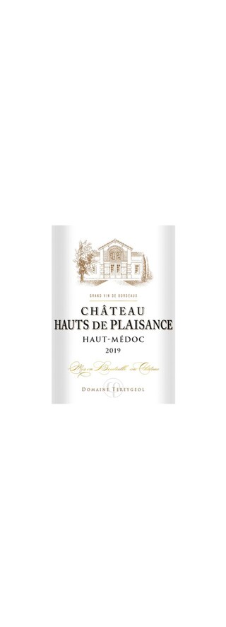 Chateau Hauts De Plaisance | Haut-Médoc | 2019 75 cl