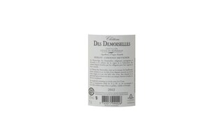FR BORDEAUX CASTILLON CTE BORD | Château des Demoiselle 2012 