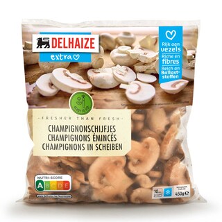 Delhaize | Gesneden Champignons 450 gr