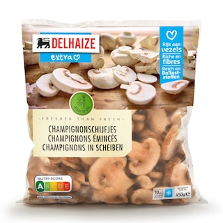 Delhaize | Champignons eminces 450 gr