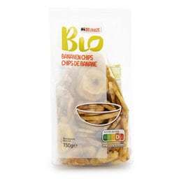 Delhaize | Bio | Chips | Banaan | Bio | Zonder gluten | Zonder lactose 