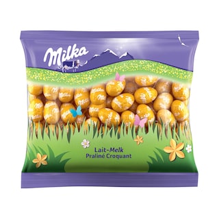 Milka | Chocolat | oeufs | Lait | Praliné 